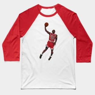 Michael Jordan Dunk Baseball T-Shirt